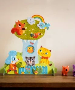 Djeco - Garden Pals Collage Scene Craft Kit For Preschoolers -Le Toy Van Sales DJ9877 DjecoGardenPalsCollageSceneCraftKitforPreschoolers 9 1024x1024