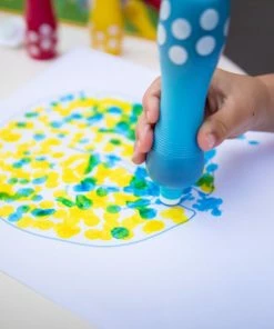 Djeco - Small Dots Painting For Toddlers -Le Toy Van Sales DJ9887 DjecoSmallDotsPaintingforToddlers FinishedArtWork 1024x1024
