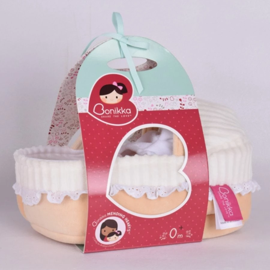 Bonikka - Grace Baby Doll In Carry Cot With Accessories 5 Bonikka - Grace Baby Doll In Carry Cot With Accessories - Image 3