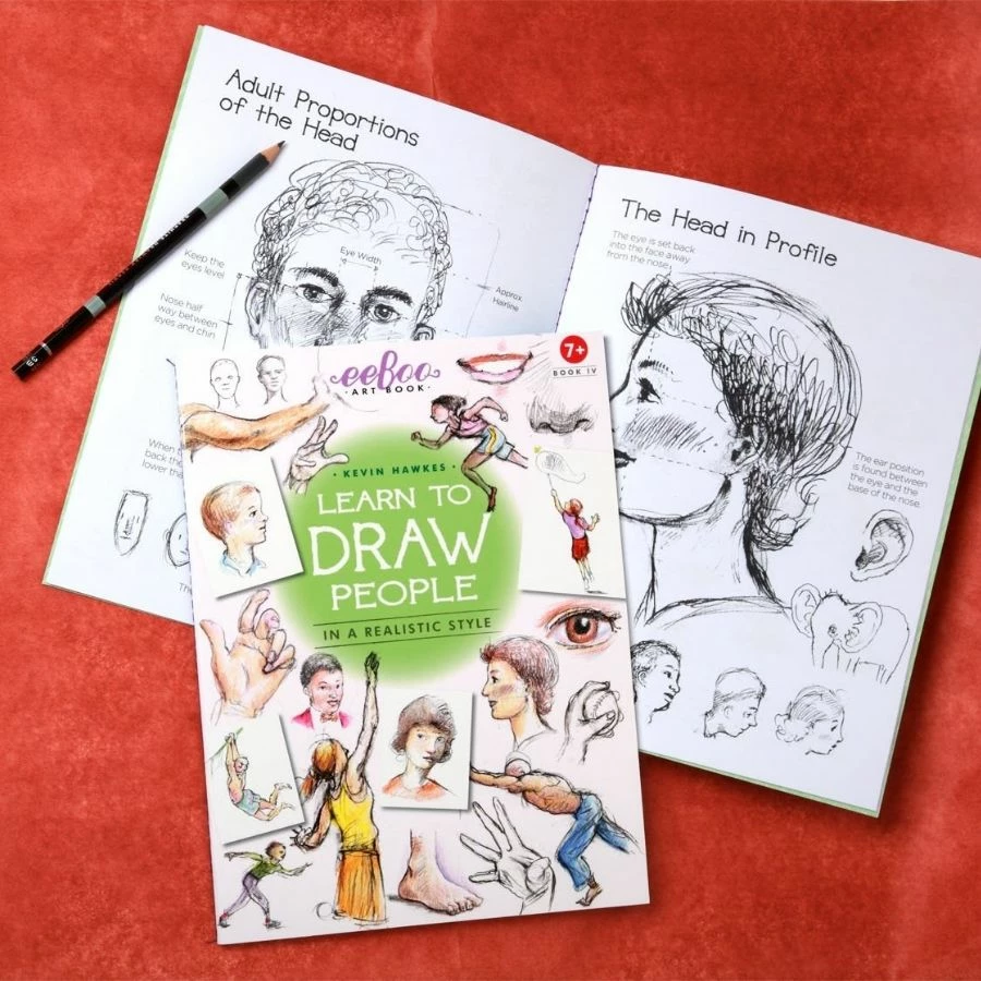 EeBoo - Art Book: Learn To Draw People With Kevin Hawkes 4 EeBoo - Art Book: Learn To Draw People With Kevin Hawkes - Image 2