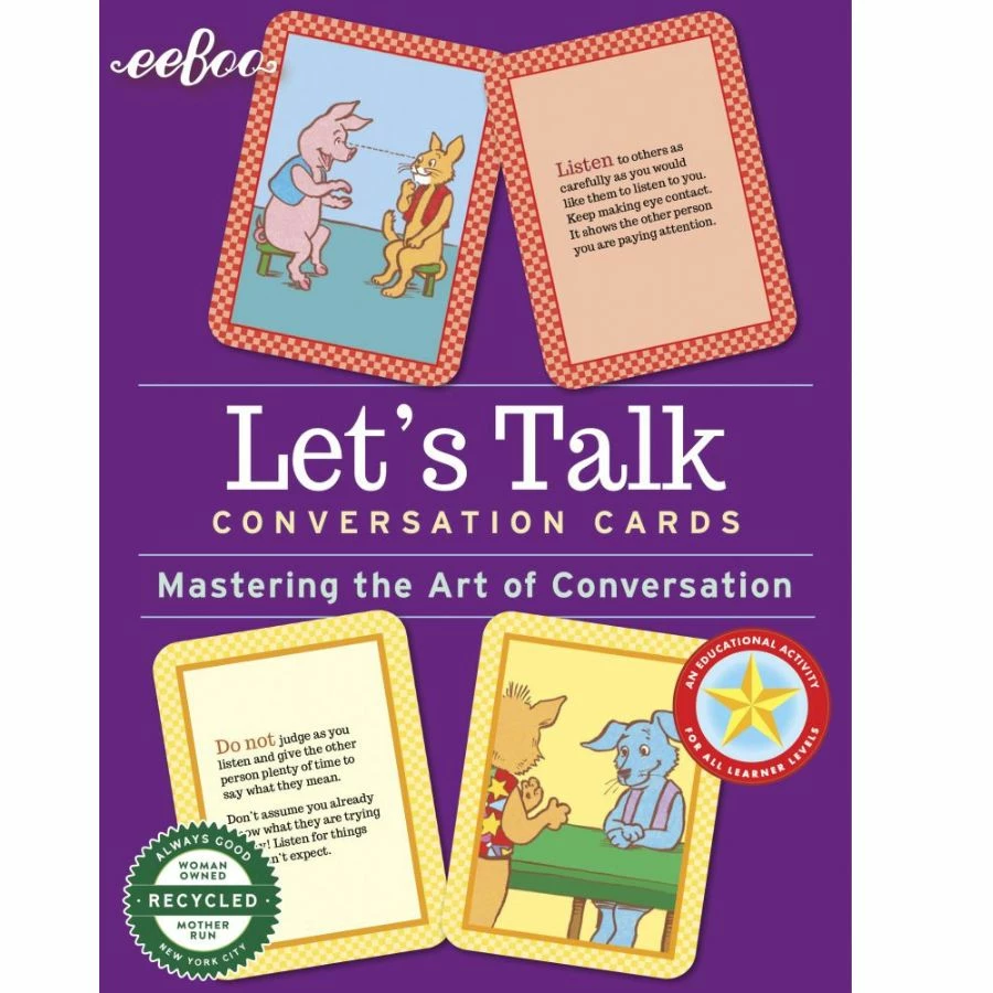 EeBoo - Conversation Cards Let’s Talk 3 EeBoo - Conversation Cards Let’s Talk
