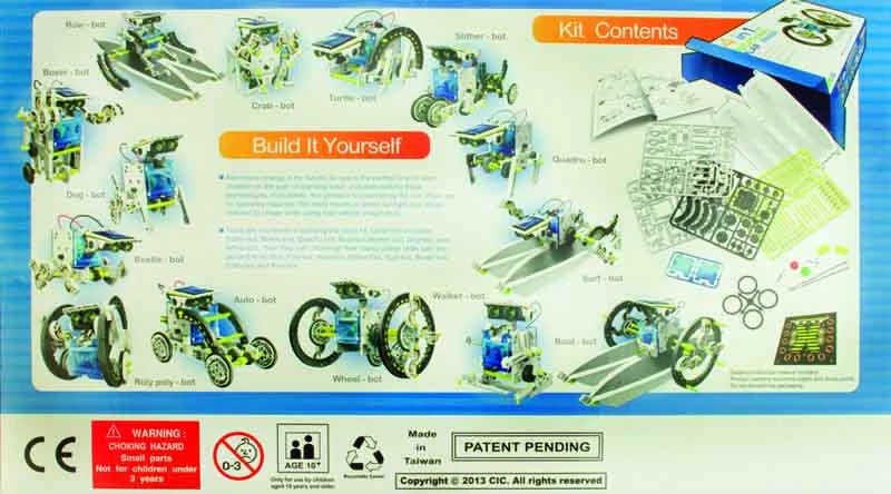 CIC - 14 In 1 Educational Solar Robot Kit 7 CIC - 14 In 1 Educational Solar Robot Kit - Image 5