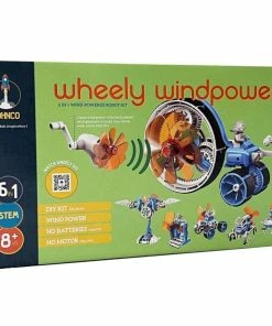 JohnCo Productions Johnco - Wheely Windpower 6 In 1 Wind Powered Robot