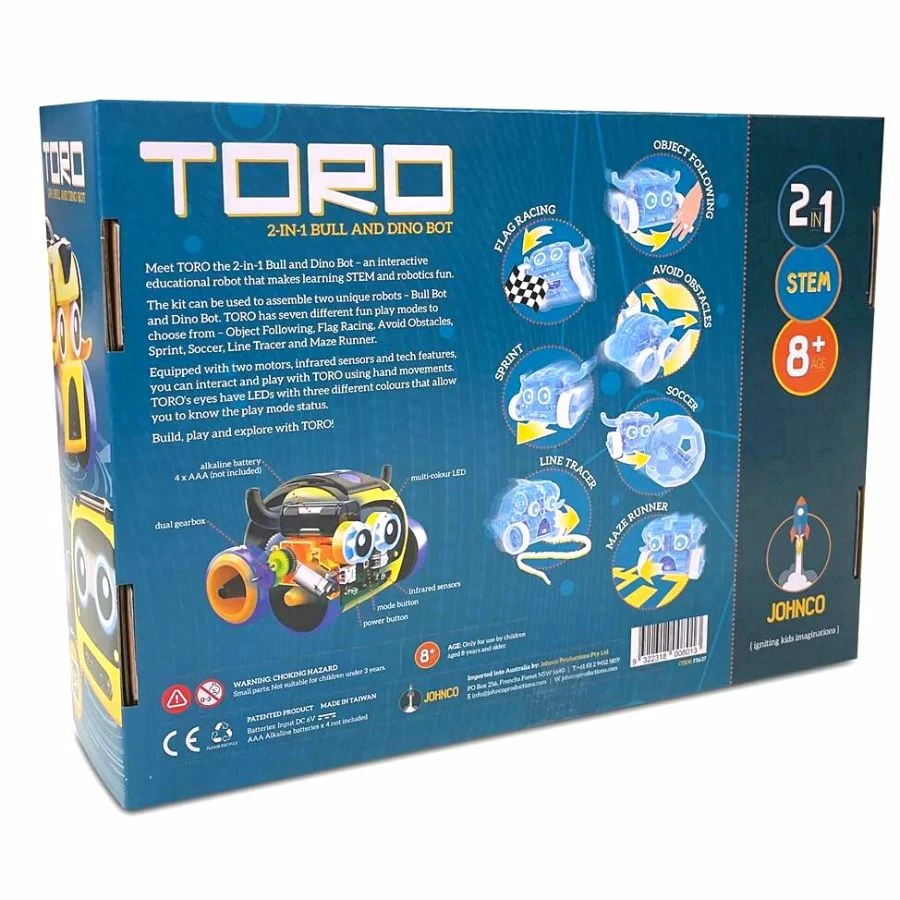 Johnco - Toro 2 In 1 Bull And Dino Bot Robot 4 Johnco - Toro 2 In 1 Bull And Dino Bot Robot - Image 2