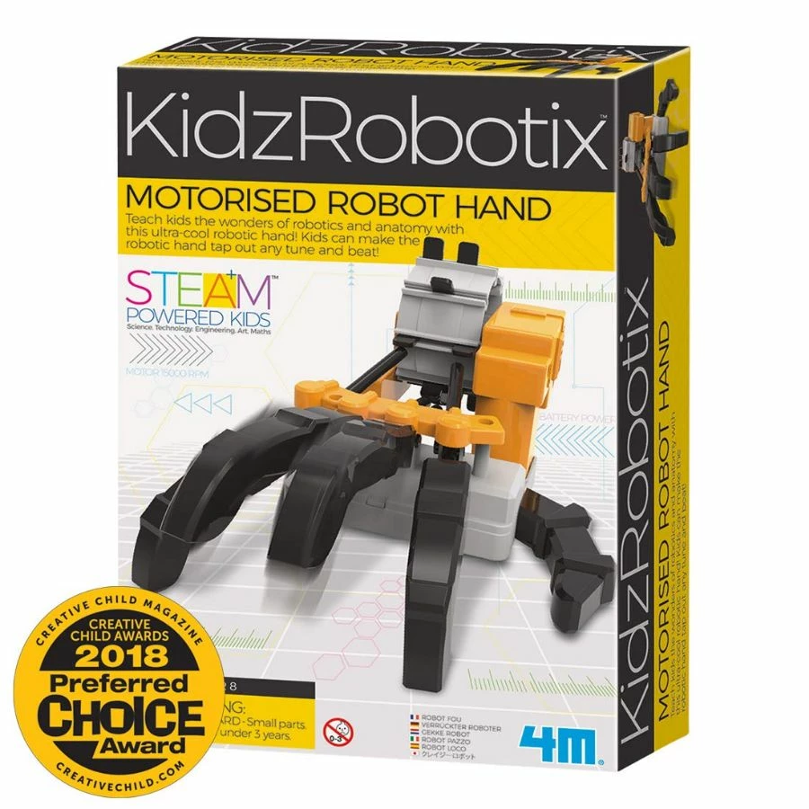 4M - KidzRobotix: Motorised Robot Hand Science Kit 3 4M - KidzRobotix: Motorised Robot Hand Science Kit