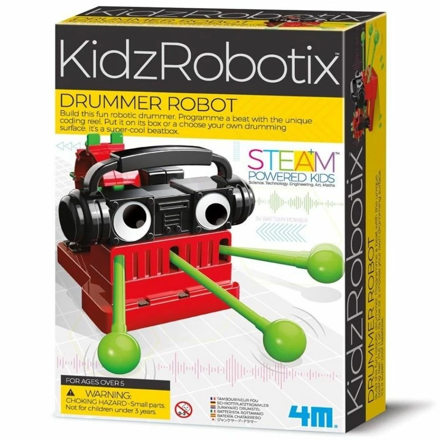 4M - KidzRobotix Drummer Robot 3 4M - KidzRobotix Drummer Robot