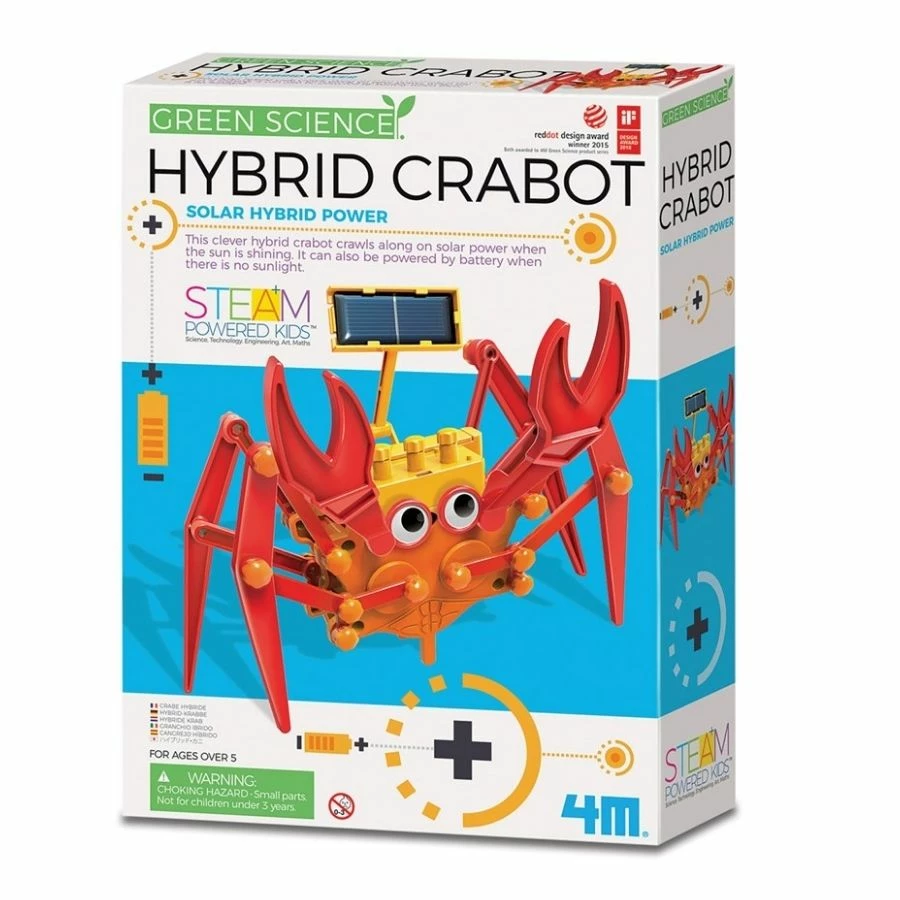 4M Toys - Green Science Hybrid Crabot 3 4M Toys - Green Science Hybrid Crabot