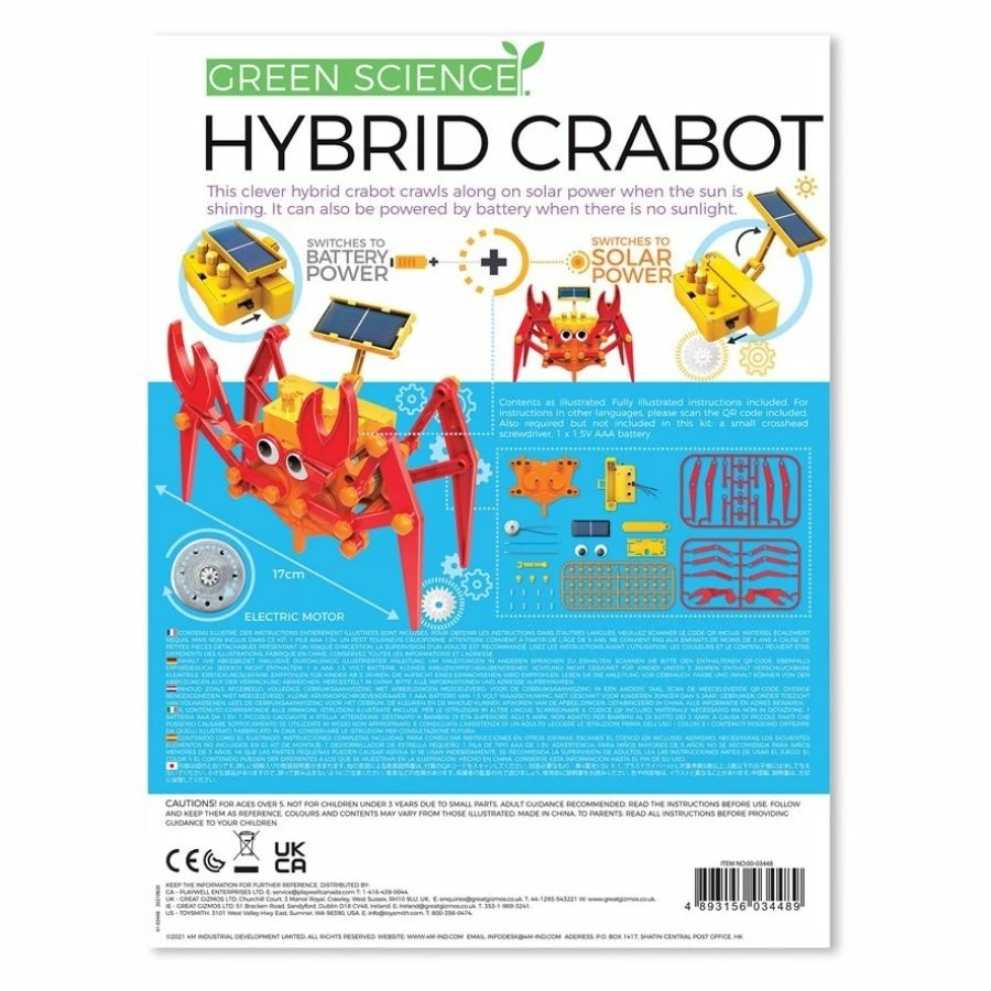 4M Toys - Green Science Hybrid Crabot 5 4M Toys - Green Science Hybrid Crabot - Image 3