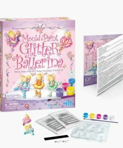 4M - Mould And Paint Glitter: Ballerina