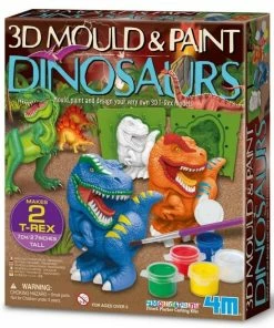 4M - 3D Mould And Paint Dinosaurs