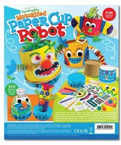 4M Toys - Thinking Kits Motorised Paper Cup Robot 7 4M Toys - Thinking Kits Motorised Paper Cup Robot -Le Toy Van Sales FSG4920 4MToysThinkingKitsMotorisedPaperCupRobot 3 1024x1024