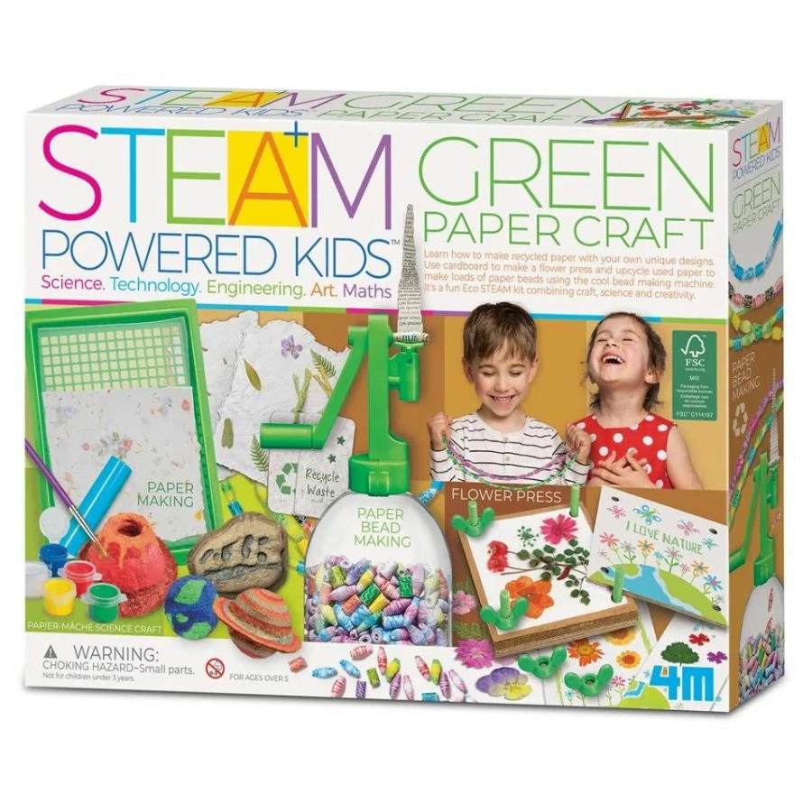 4M - STEAM Powered Kids: Green Paper Craft Kit 3 4M - STEAM Powered Kids: Green Paper Craft Kit