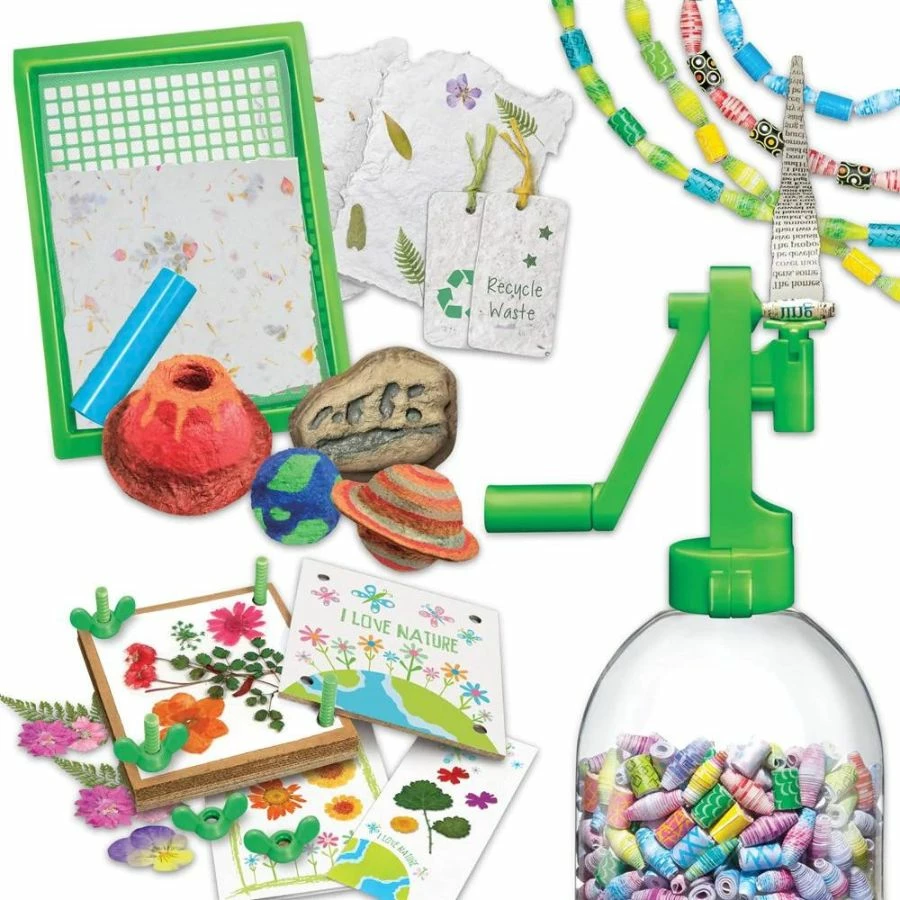 4M - STEAM Powered Kids: Green Paper Craft Kit 5 4M - STEAM Powered Kids: Green Paper Craft Kit - Image 3