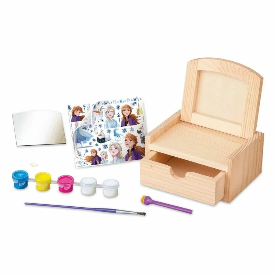 4M - Disney Frozen II: Design Your Own Wooden Mirror Chest 4 4M - Disney Frozen II: Design Your Own Wooden Mirror Chest - Image 2