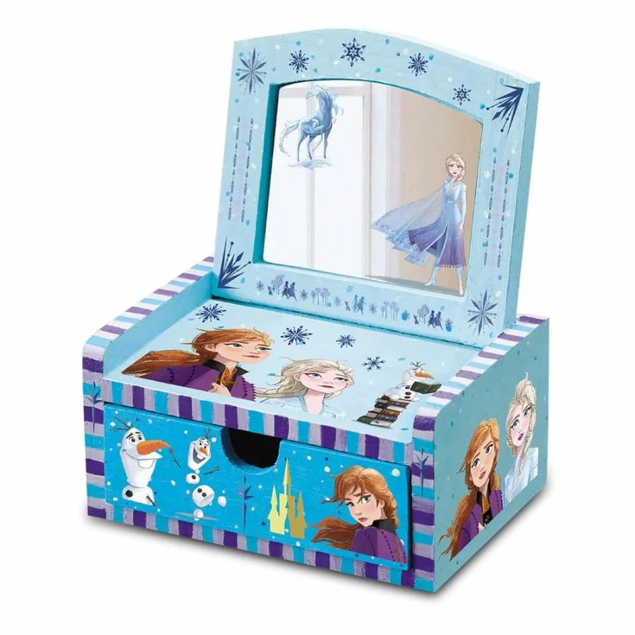 4M - Disney Frozen II: Design Your Own Wooden Mirror Chest 5 4M - Disney Frozen II: Design Your Own Wooden Mirror Chest - Image 3