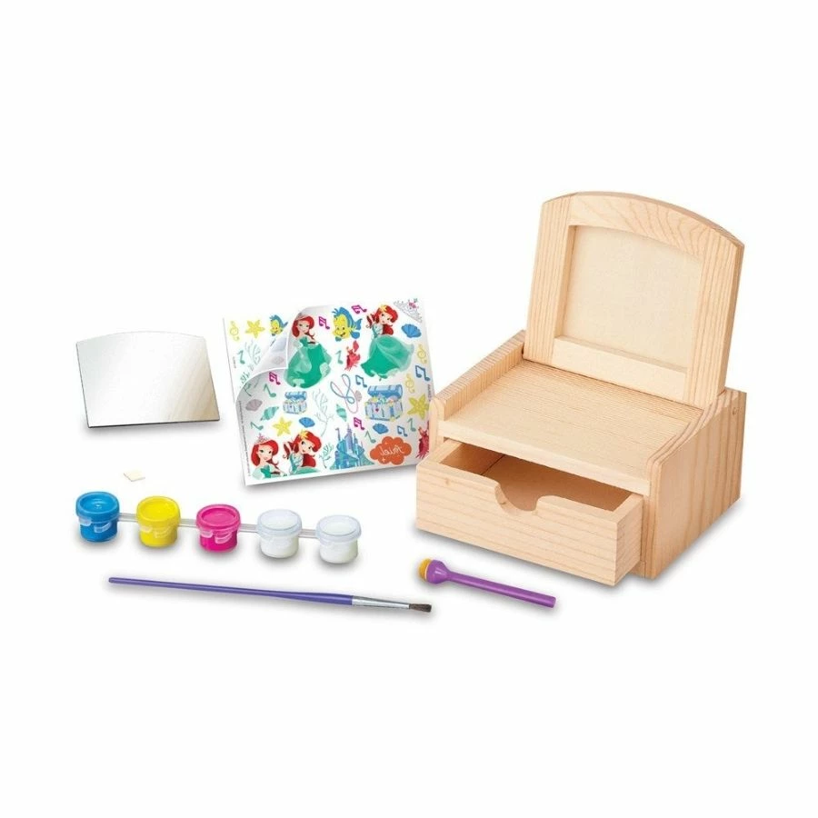4M Toys - Disney Ariel Mirror Chest: Design Your Own Princess Chest Craft Kit 4 4M Toys - Disney Ariel Mirror Chest: Design Your Own Princess Chest Craft Kit - Image 2