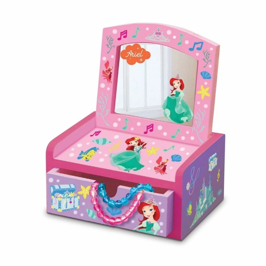 4M Toys - Disney Ariel Mirror Chest: Design Your Own Princess Chest Craft Kit 5 4M Toys - Disney Ariel Mirror Chest: Design Your Own Princess Chest Craft Kit - Image 3