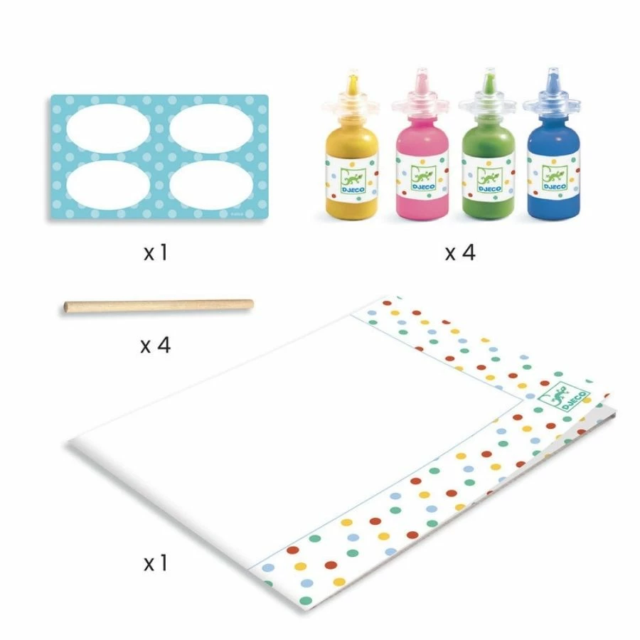 Djeco - Pointillism Painting With Sticks 4 Djeco - Pointillism Painting With Sticks - Image 2