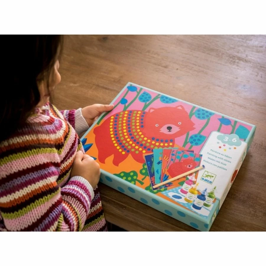 Djeco - Pointillism Painting With Sticks 10 Djeco - Pointillism Painting With Sticks - Image 8