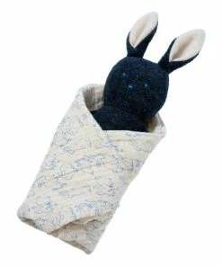 Manhattan Toy Company - Bunny Burp Cloth And Rattle Plush