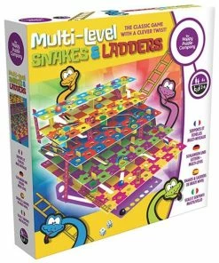 The Happy Puzzle Company - Multi-Level Snakes And Ladders Game