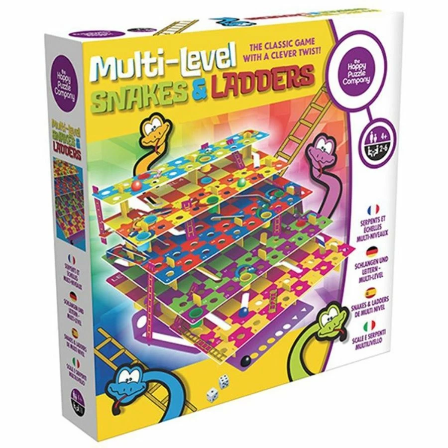 The Happy Puzzle Company - Multi-Level Snakes And Ladders Game 3 The Happy Puzzle Company - Multi-Level Snakes And Ladders Game