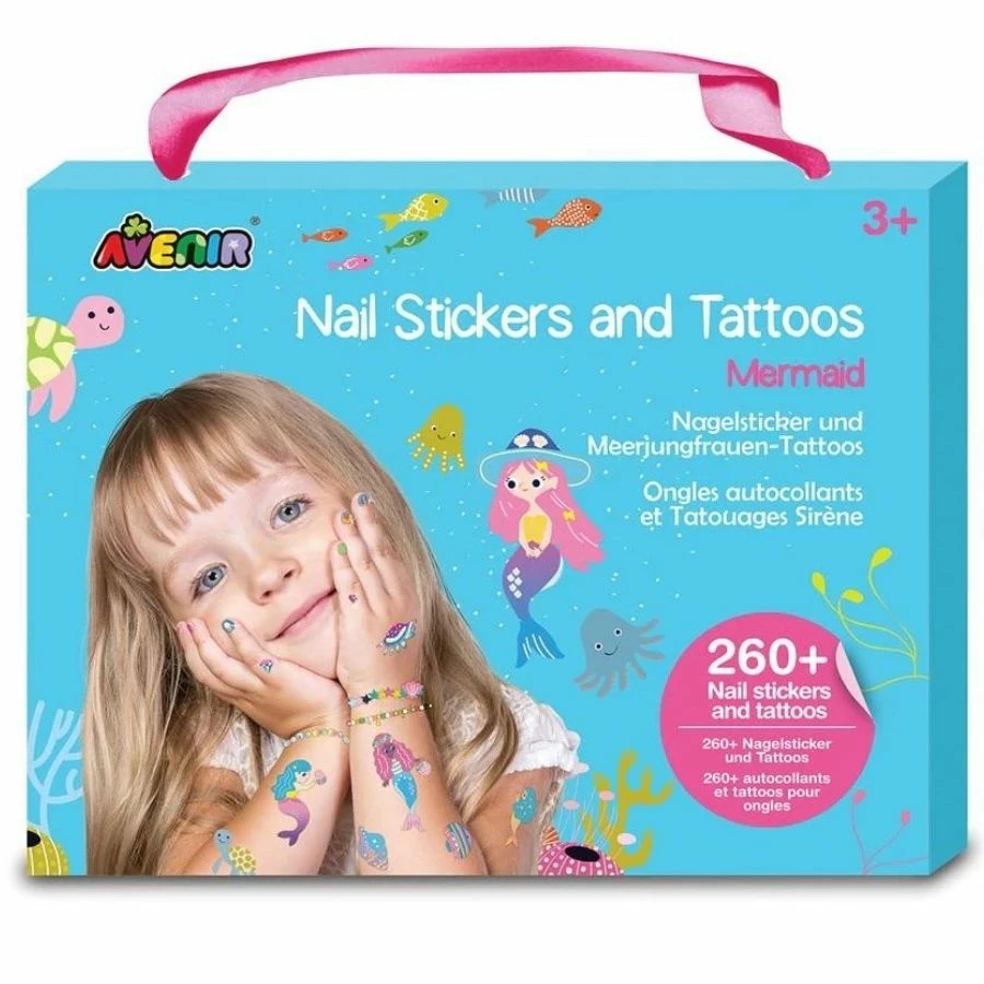 Avenir - Nail Stickers And Tattoos: Mermaids 3 Avenir - Nail Stickers And Tattoos: Mermaids