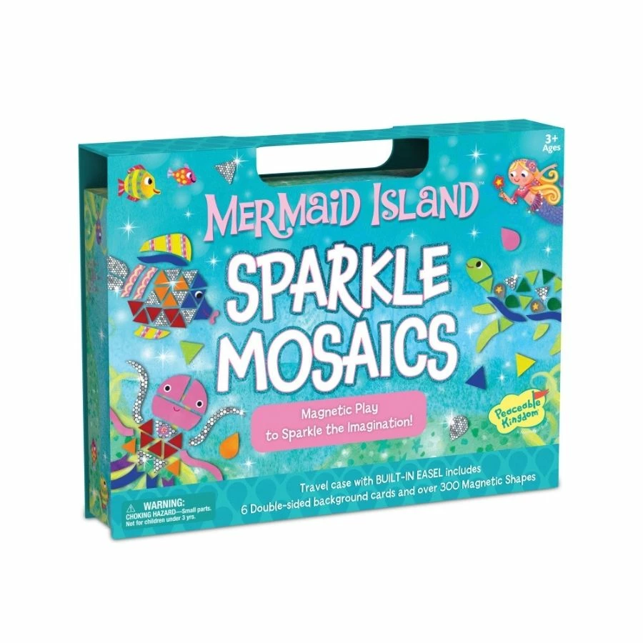 Peaceable Kingdom - Mermaid Island Sparkle Mosaics 3 Peaceable Kingdom - Mermaid Island Sparkle Mosaics