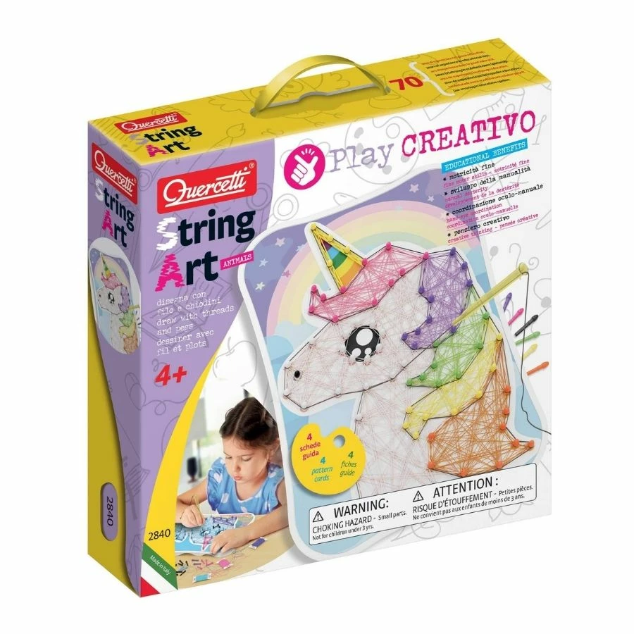 Quercetti - String Art Animals Play Creativo 3 Quercetti - String Art Animals Play Creativo